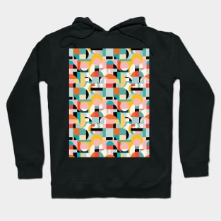 Bauhaus Geometric Pattern II Hoodie